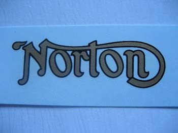NORTON 6334 Leyenda Norton en color oro)